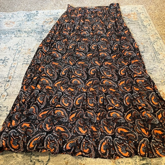 NWT Antik Batik Print Maxi Skirt from anthropologie size s - Picture 4 of 7